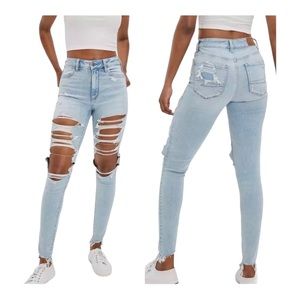 AE Ne(x)t Level Ripped Super High-Waisted Jegging